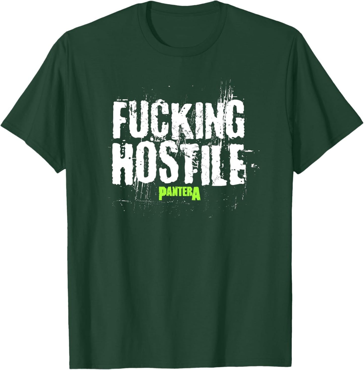 Pantera Officiel F-ing Hostile Haut de Gamme T-Shirt - T-Shirt | Forest