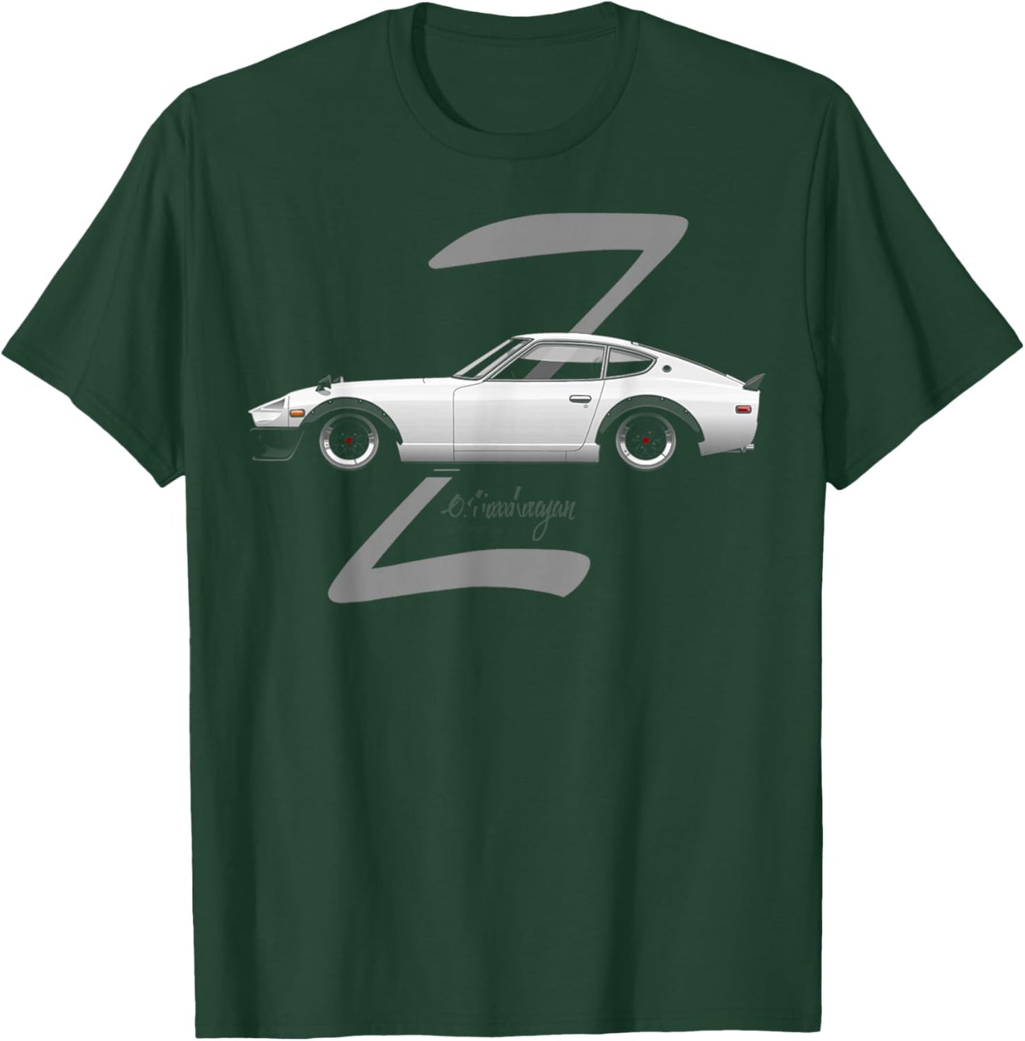 280z Sports Car T-Shirt - T-Shirt | Forest