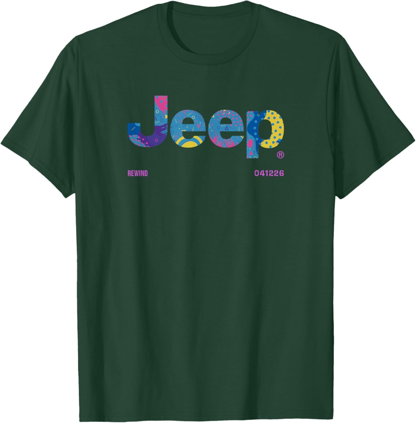 Jeep Twelve 4 Twelve Rewind Officially Licensed T-Shirt - T-Shirt | Forest