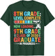 8th Grade Level Complete Last Day of School Kids 8th Grade T-Shirt - T-Shirt | Forest