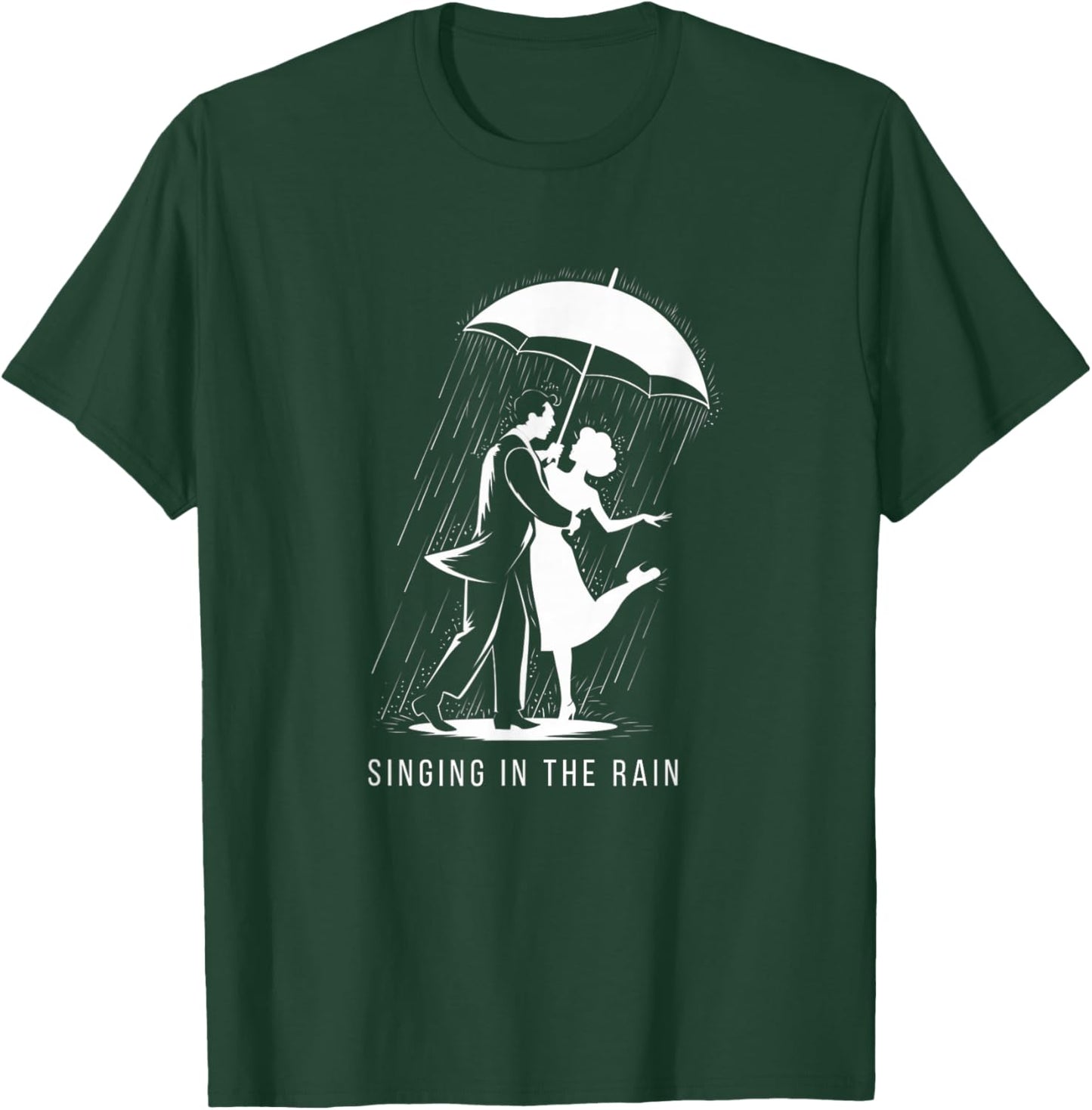 Singing in the Rain Retro Musical Theatre Tap Dance Broadway T-Shirt - T-Shirt | Forest