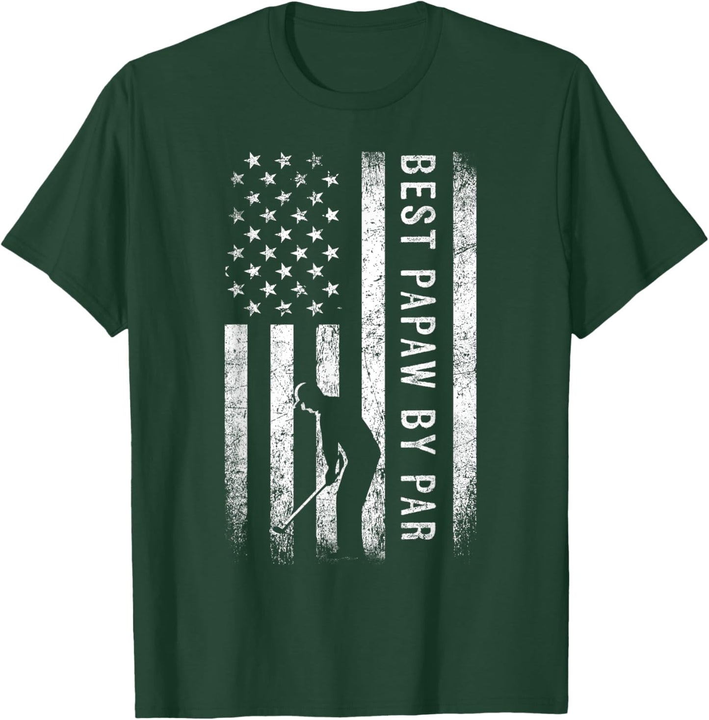 Best Papaw By Par Golfing Gifts Papaw Father's Day Golf T-Shirt - T-Shirt | Forest