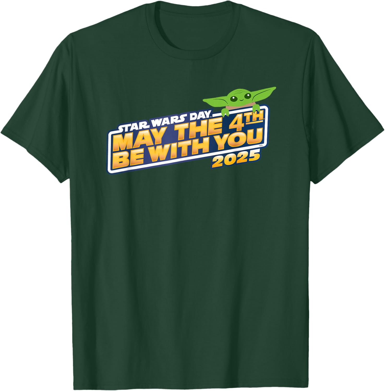 Star Wars Day: May the 4th Be With You 2025 Grogu Logo T-Shirt - T-Shirt | Forest