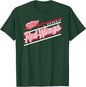 Detroit Red Wings Retro Performer Officially Licensed T-Shirt - T-Shirt | Forest
