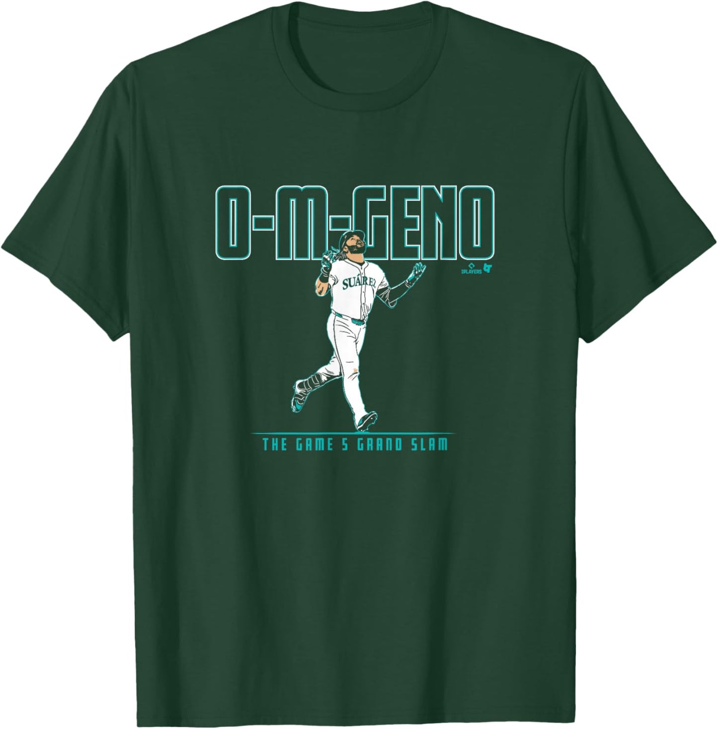 Eugenio Suarez - The Game 5 Grand Slam - Seattle Baseball T-Shirt - T-Shirt | Forest