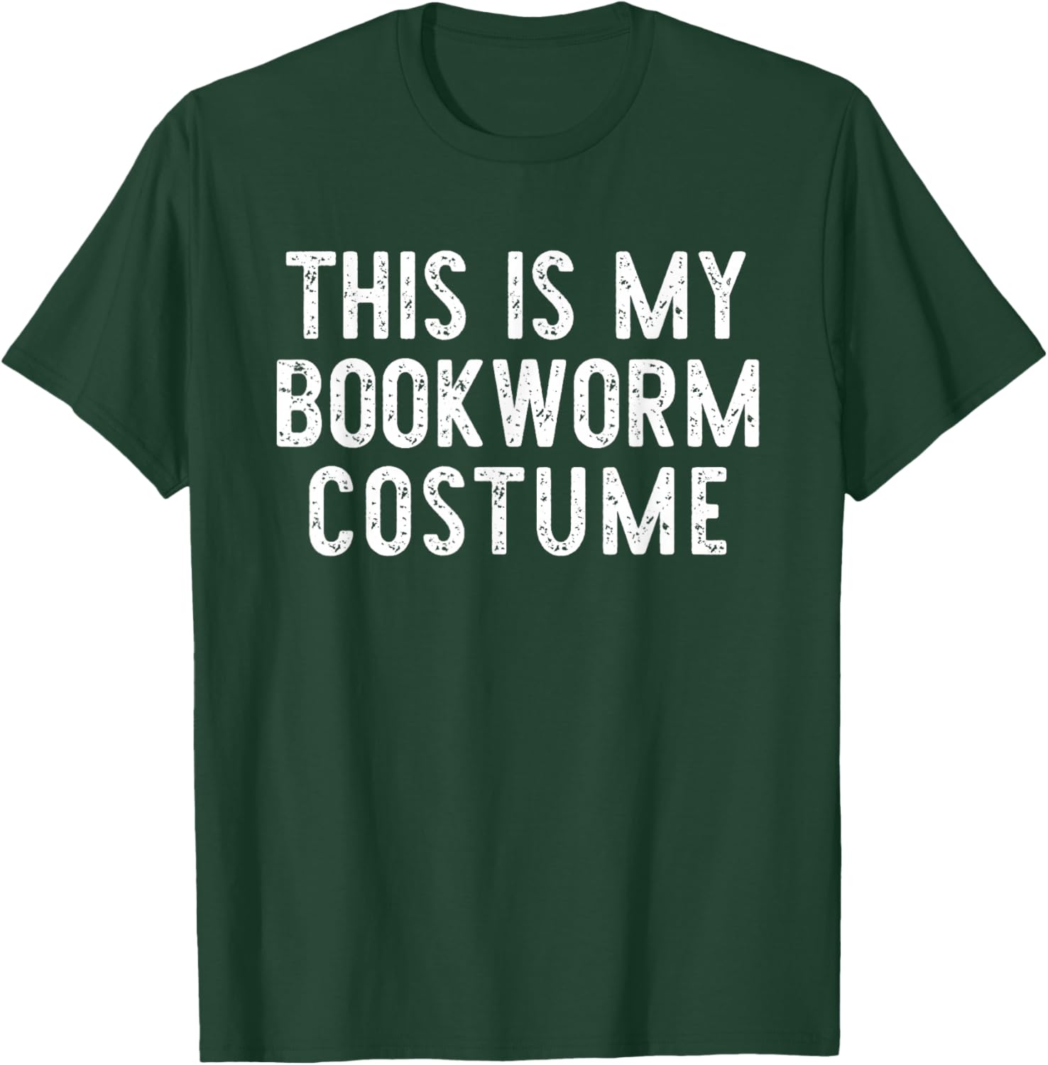 This is My Bookworm Costume Halloween Easy Book Reading T-Shirt - T-Shirt | Forest