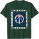 NBA Washington Wizards Retro Checkerboard Wave T-Shirt - T-Shirt | Forest