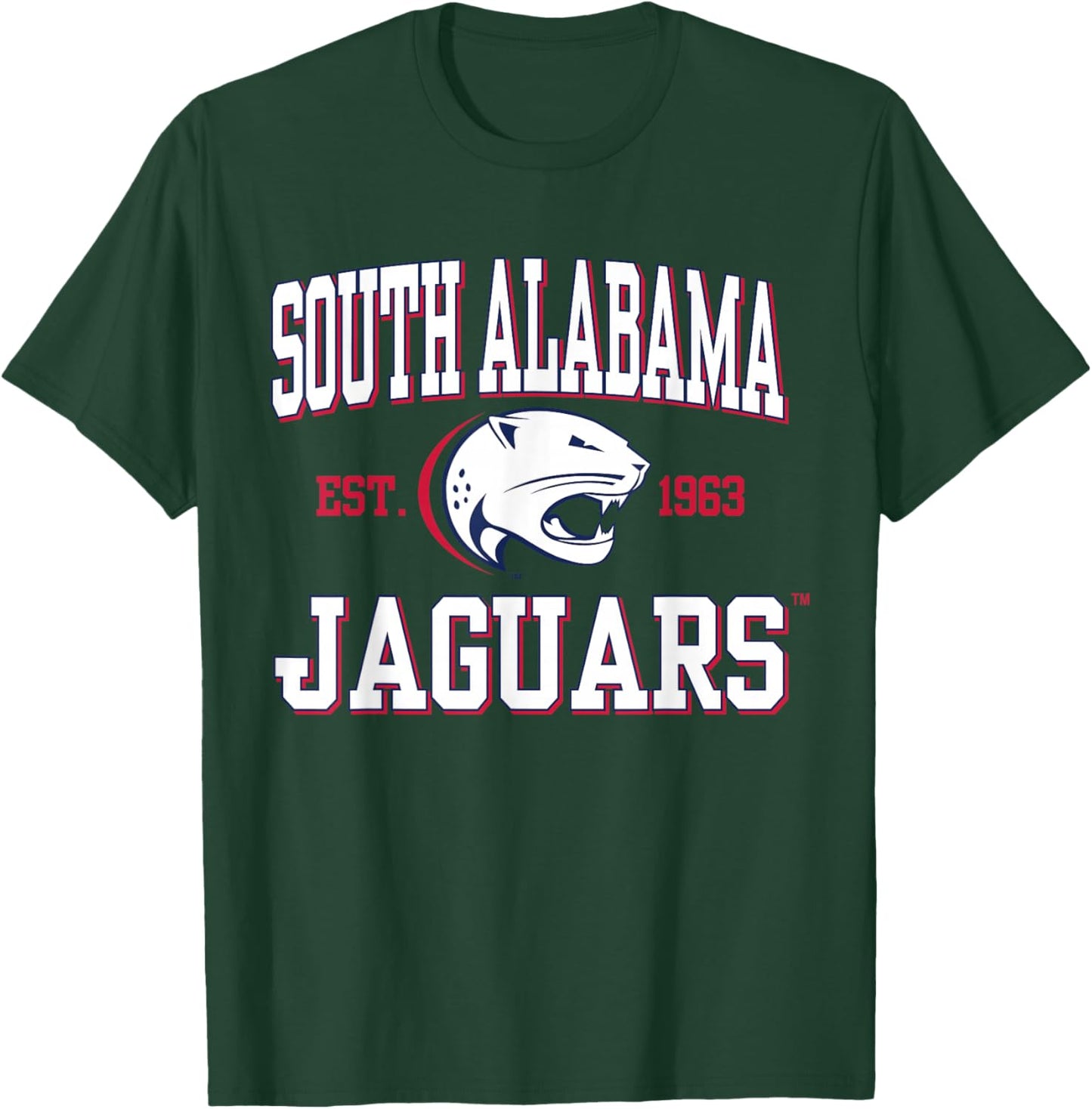 South Alabama Jaguars | NCAA University of Merch | NCAFSAL01 T-Shirt - T-Shirt | Forest