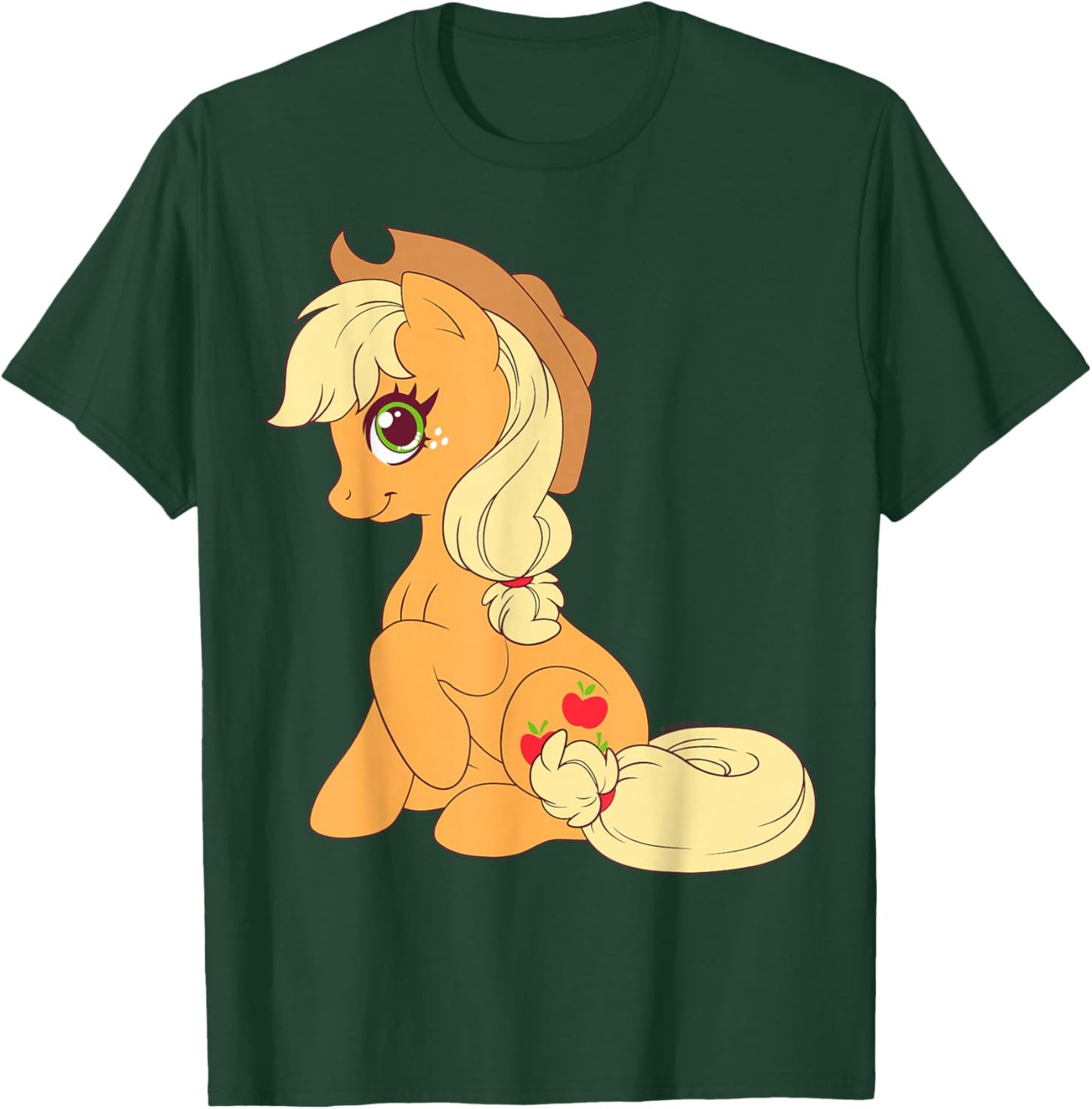 My Little Pony: Friendship is Magic Applejack Cowgirl Hat T-Shirt - T-Shirt | Forest