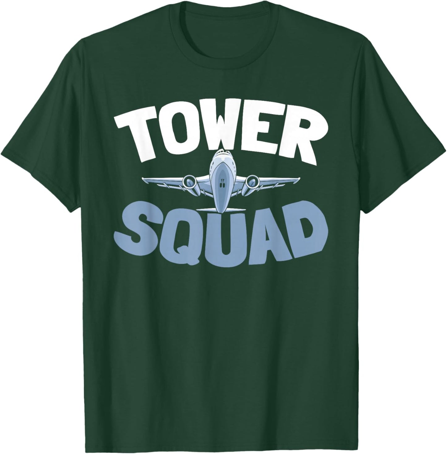 Aviation Équipe - Contrôle Sécurit Contrôleur Aérien T-Shirt - T-Shirt | Forest