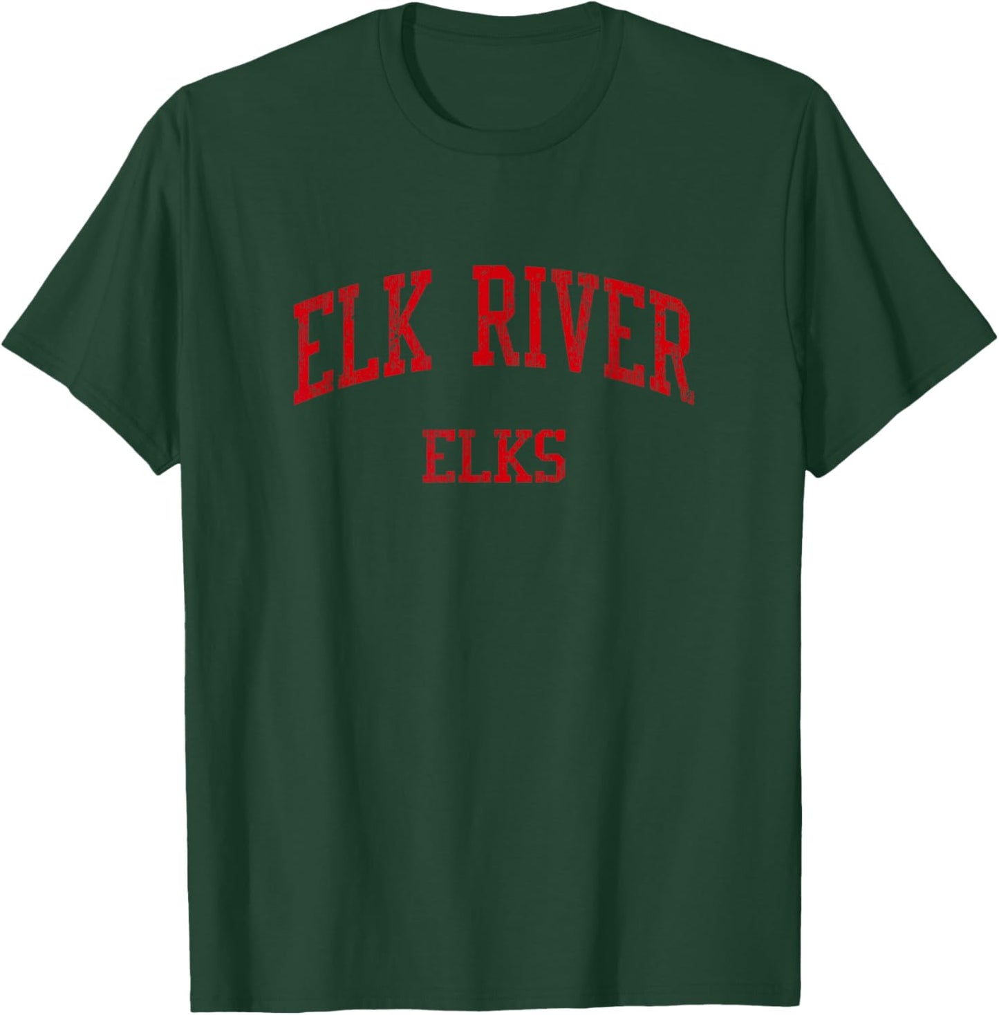 Elk River High School HS Elk River MN Vintage Sports T-Shirt - T-Shirt | Forest