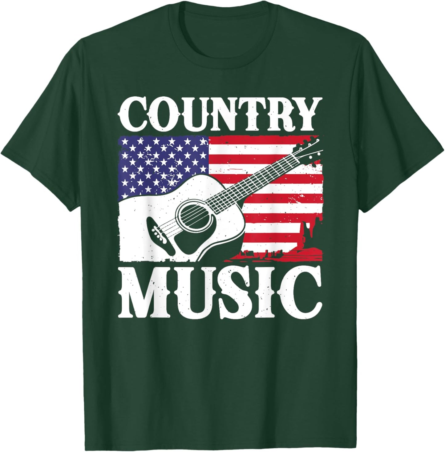 Cool Country Music Art Women Classic Country Music T-Shirt - T-Shirt | Forest
