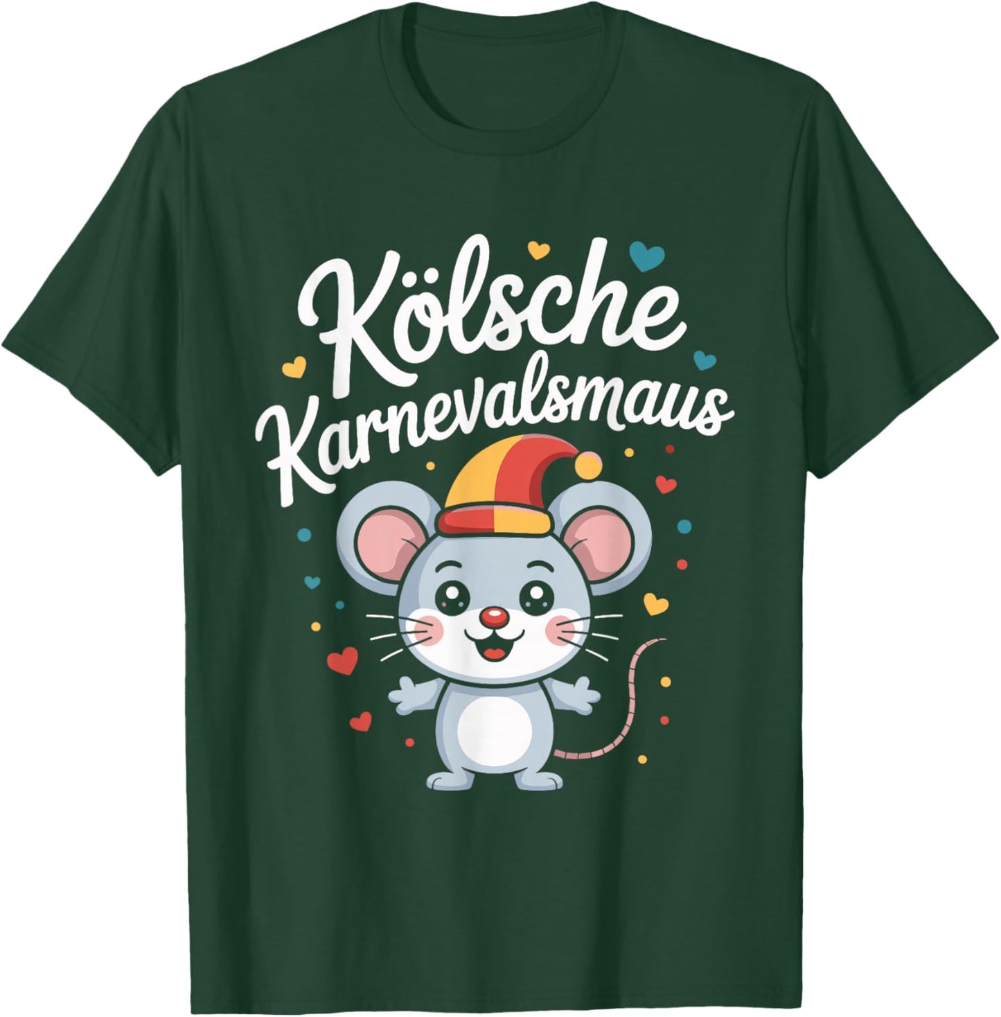 Cologne Carnival Mouse Cologne Carnival Mouse T-Shirt - T-Shirt | Forest