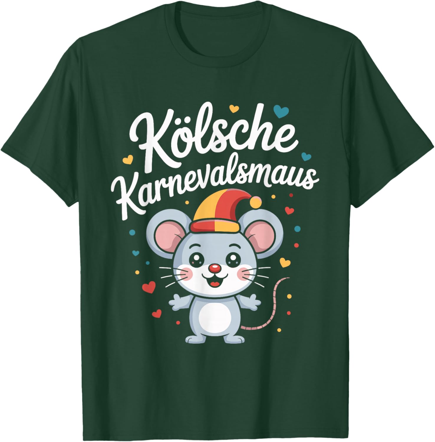 Cologne Carnival Mouse Cologne Carnival Mouse T-Shirt - T-Shirt | Forest