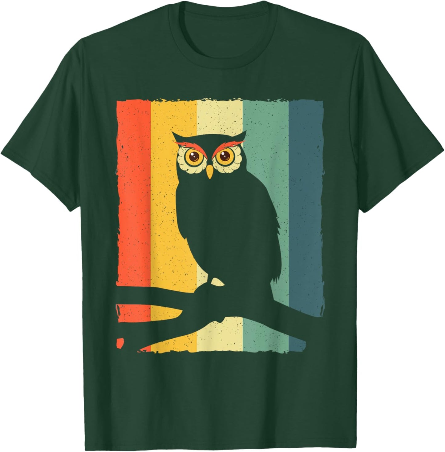 Funny Owls Design Women Kids Animal Lover Night Owl T-Shirt - T-Shirt | Forest