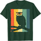 Funny Owls Design Women Kids Animal Lover Night Owl T-Shirt - T-Shirt | Forest