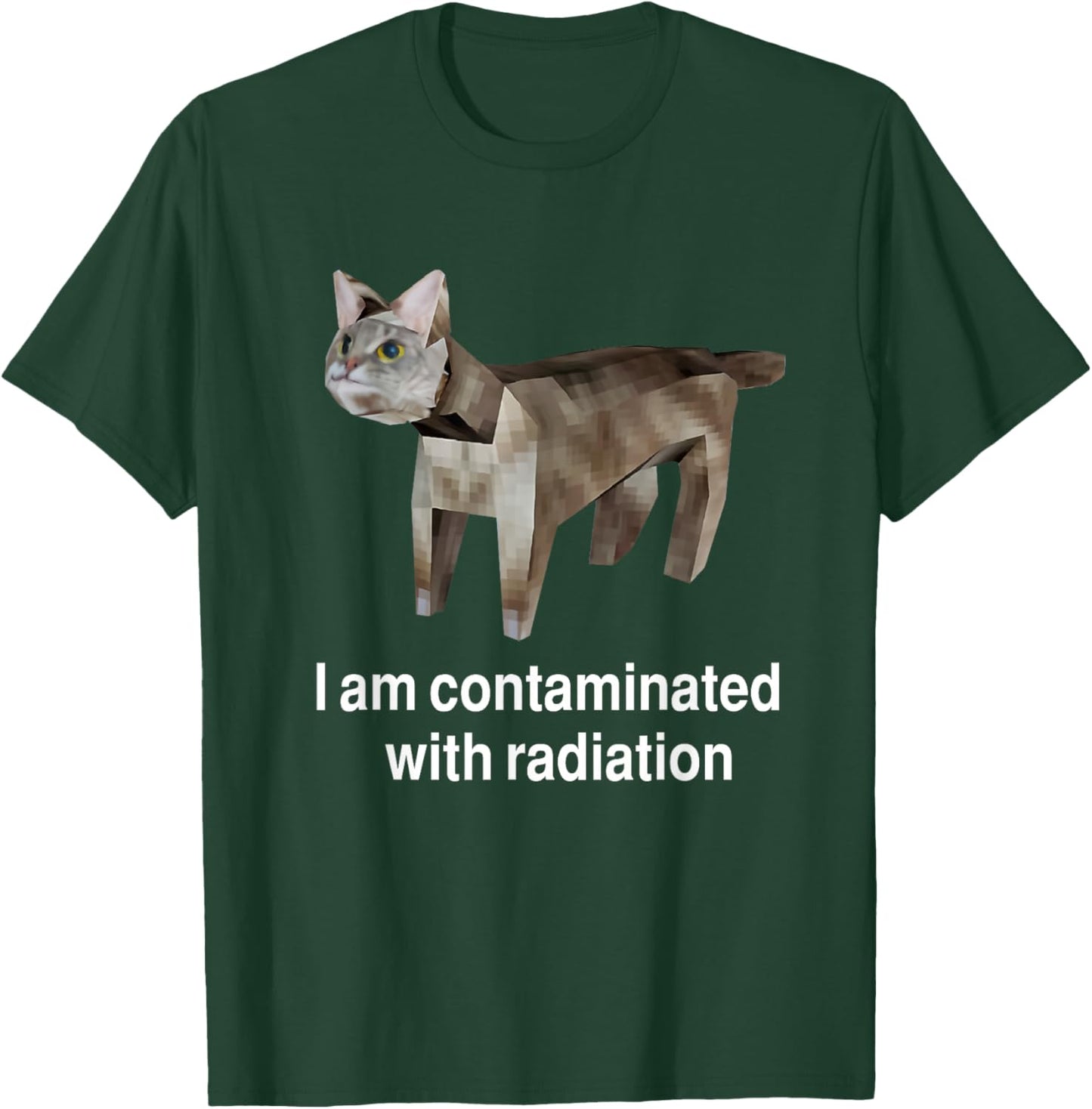 I Am Contaminated Funny Cat Meme T-Shirt - T-Shirt | Forest