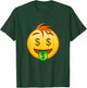 Money Emoticon Mouth Face with Dollar Sign Eyes Rich T-Shirt - T-Shirt | Forest