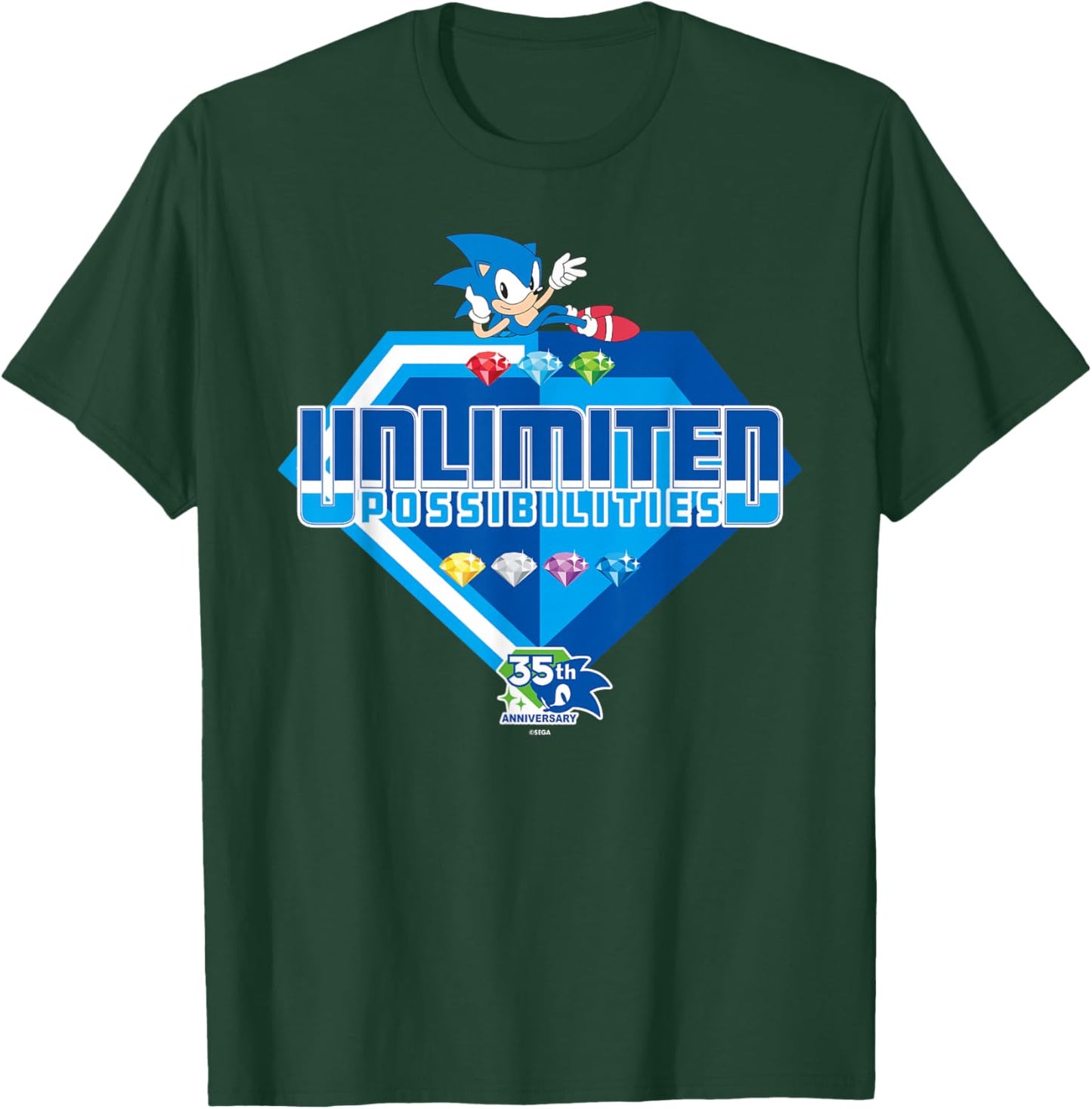 Sonic the Hedgehog - 35th Anniversary Unlimited T-Shirt - T-Shirt | Forest