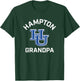 Hampton University Pirates Arched Grandpa T-Shirt - T-Shirt | Forest