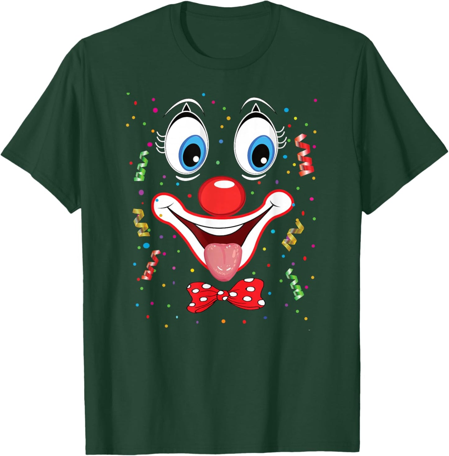 Clown Carnival Costume Clown Costume Clown Fancy Dress T-Shirt - T-Shirt | Forest