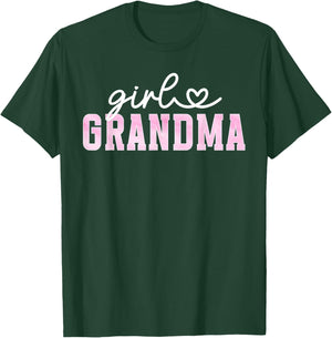 Girl Grandma Boho Grandma of Girls Grandma Girls Grandmother T-Shirt - T-Shirt | Forest