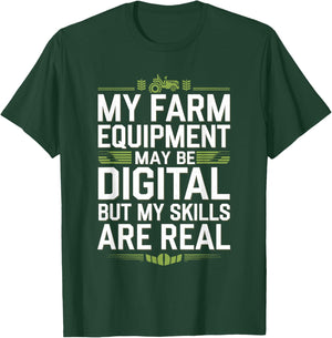 Farming Simulation Virtual Farming Game Fan Farm Life T-Shirt - T-Shirt | Forest