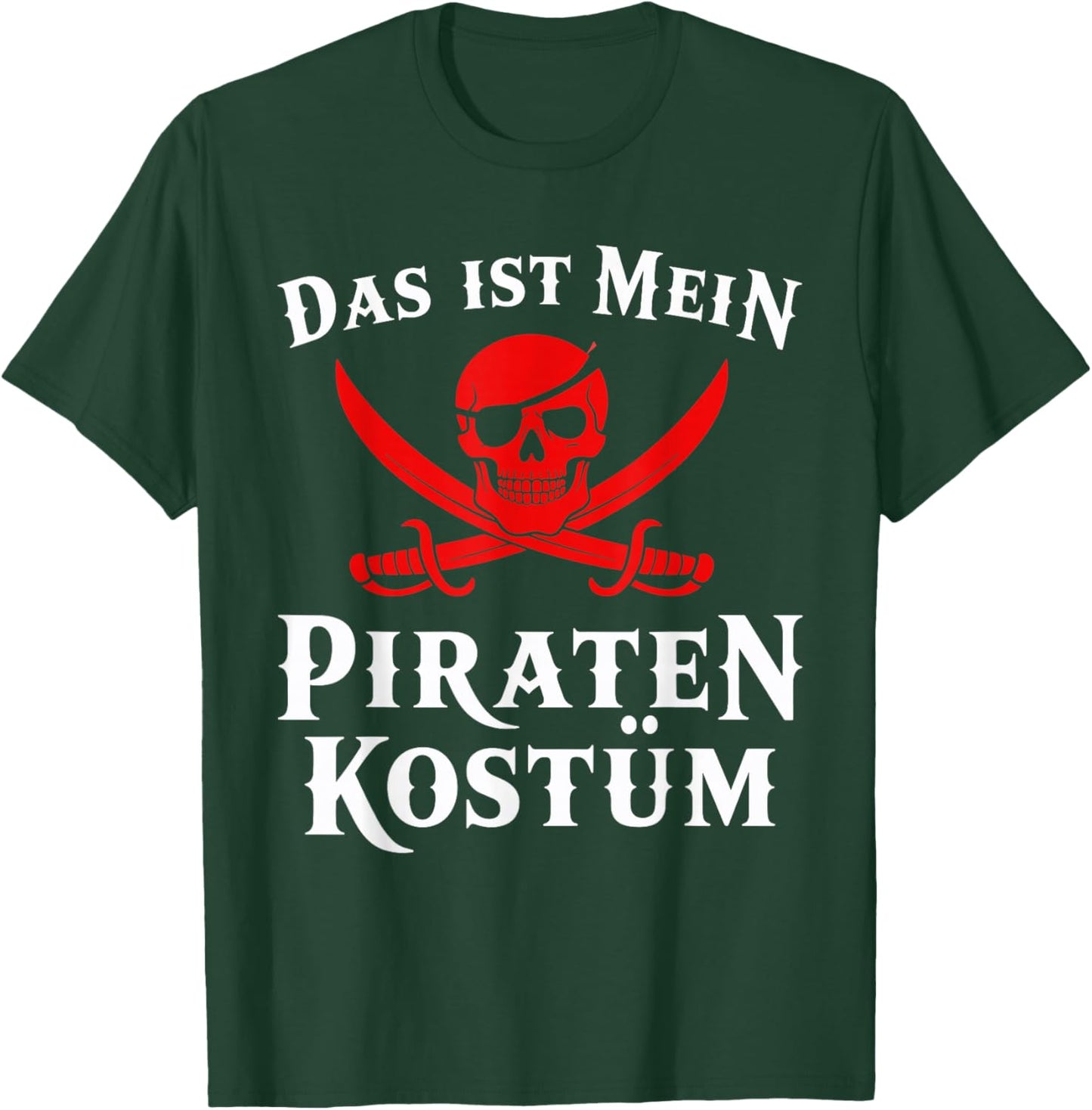 Pirate Costume Carnival Fancy Dress T-Shirt - T-Shirt | Forest