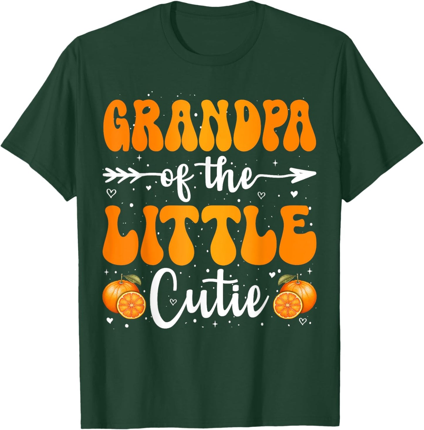 Grandpa Of The Little Cutie Orange Clementine Birthday Party T-Shirt - T-Shirt | Forest