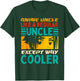 Funny Anime Uncle Like A Regular Uncle Manga Anime Lover Men T-Shirt - T-Shirt | Forest