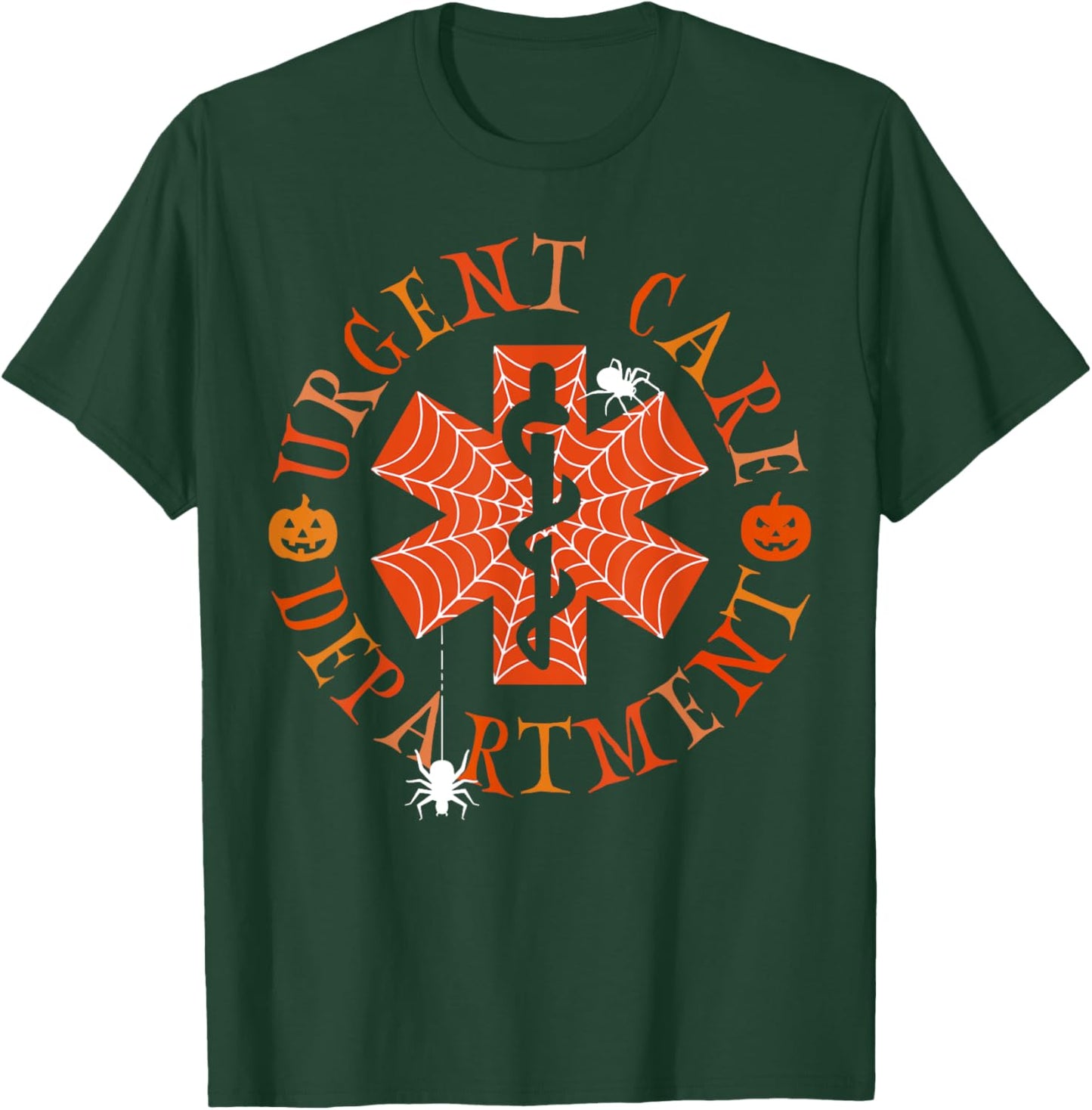 Halloween Urgent Care Department ICU Nursing Registered T-Shirt - T-Shirt | Forest