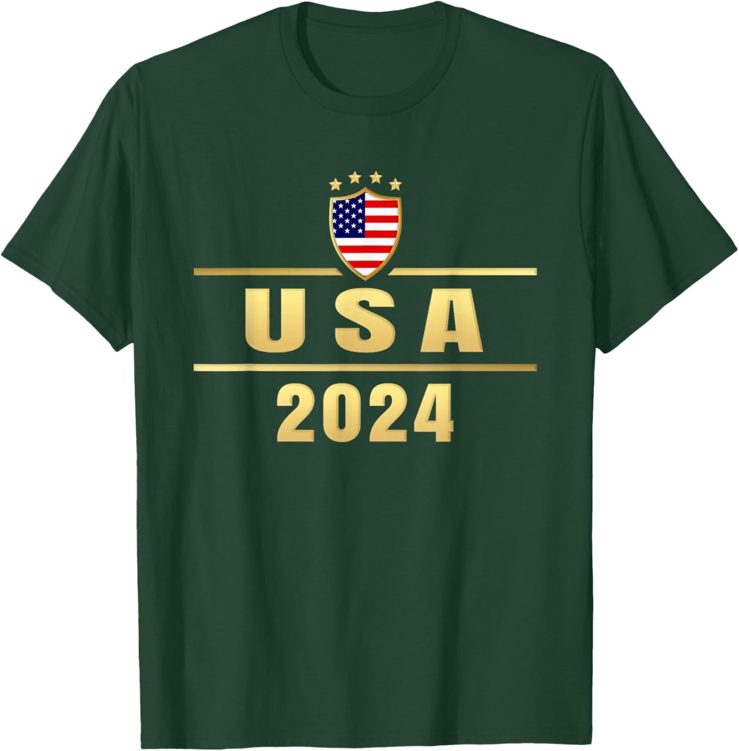 USA 2024 United States Summer Sport USA Team 2024 USA T-Shirt - T-Shirt | Forest