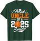 Proud Uncle Of A 2025 Senior Graduate Basketball T-Shirt - T-Shirt | Forest