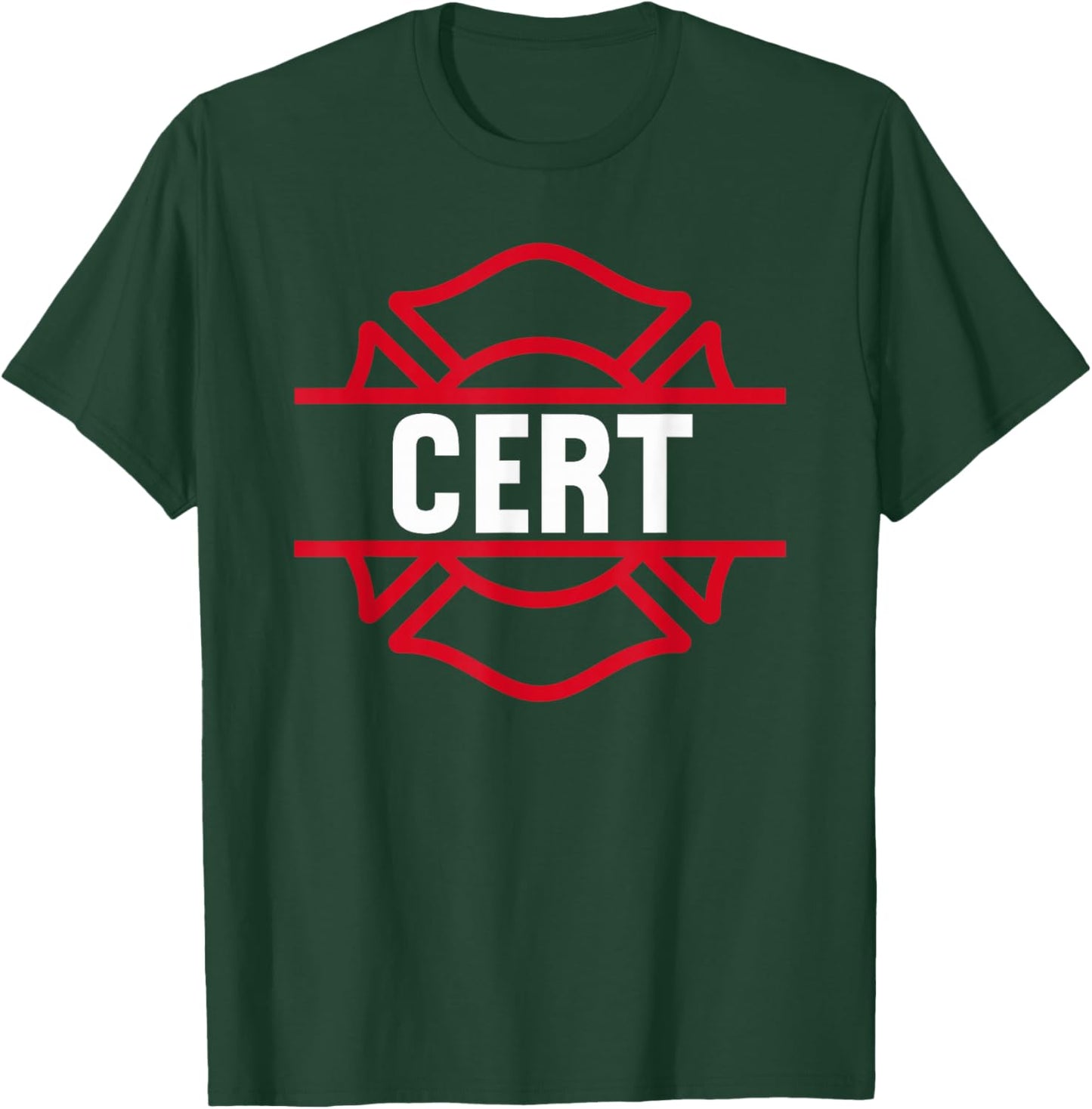 CERT Community Emergency Response Team Pride T-Shirt - T-Shirt | Forest