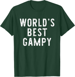 World's Best Gampy Funny Family T-Shirt - T-Shirt | Forest