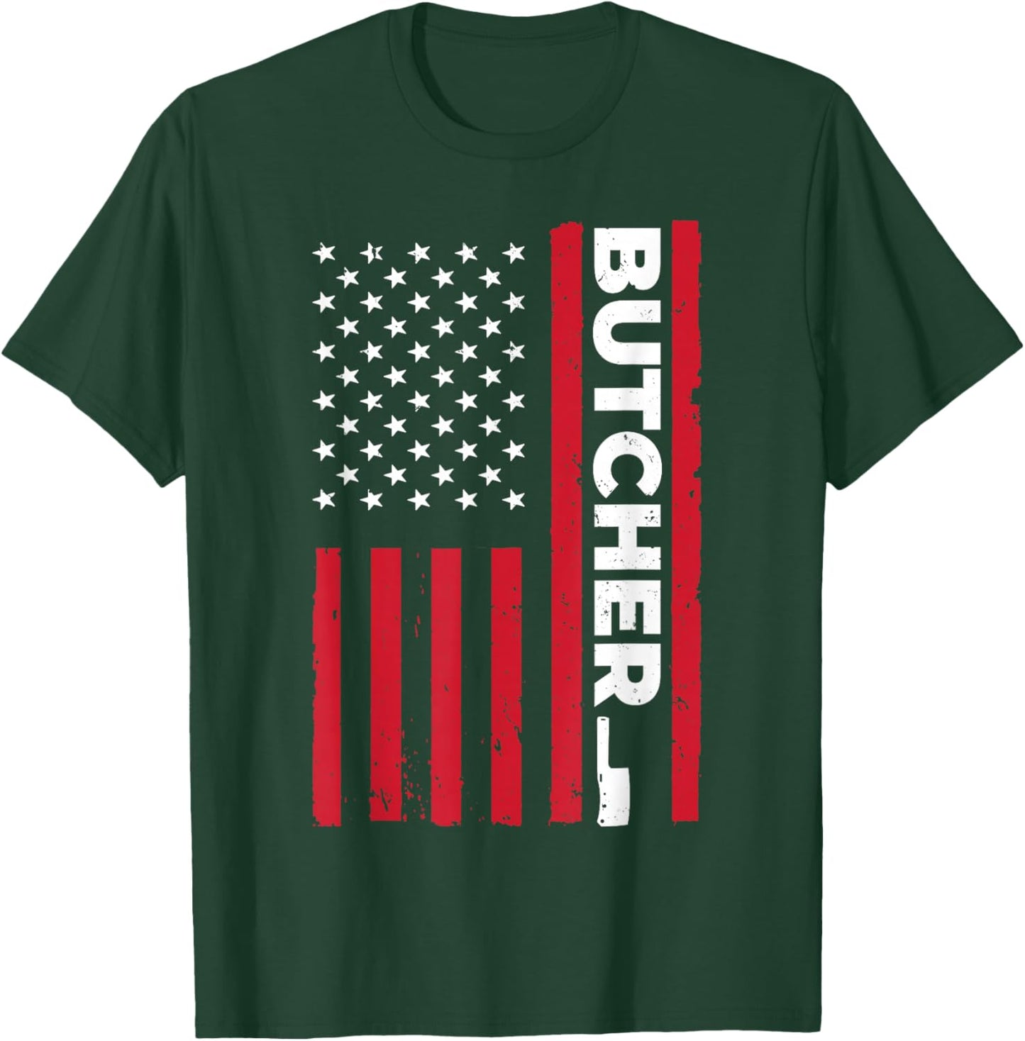 Cool Butcher Art Women Butchery Meat Cutting Butcher T-Shirt - T-Shirt | Forest