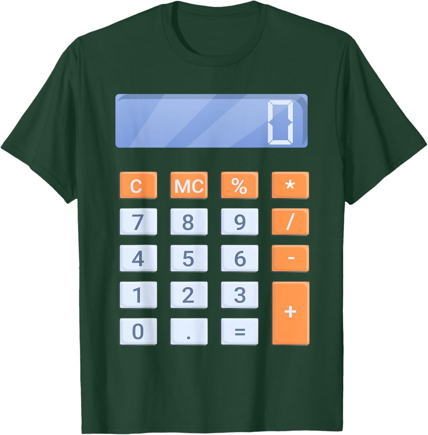 Calculator Halloween Costume T-Shirt - T-Shirt | Forest