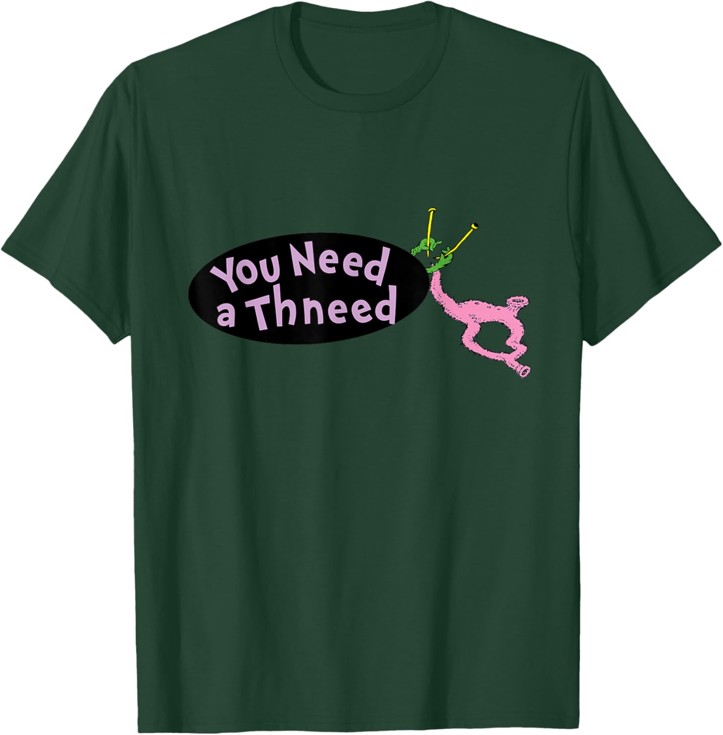 Dr. Seuss The Lorax - You Need A Thneed T-Shirt - T-Shirt | Forest