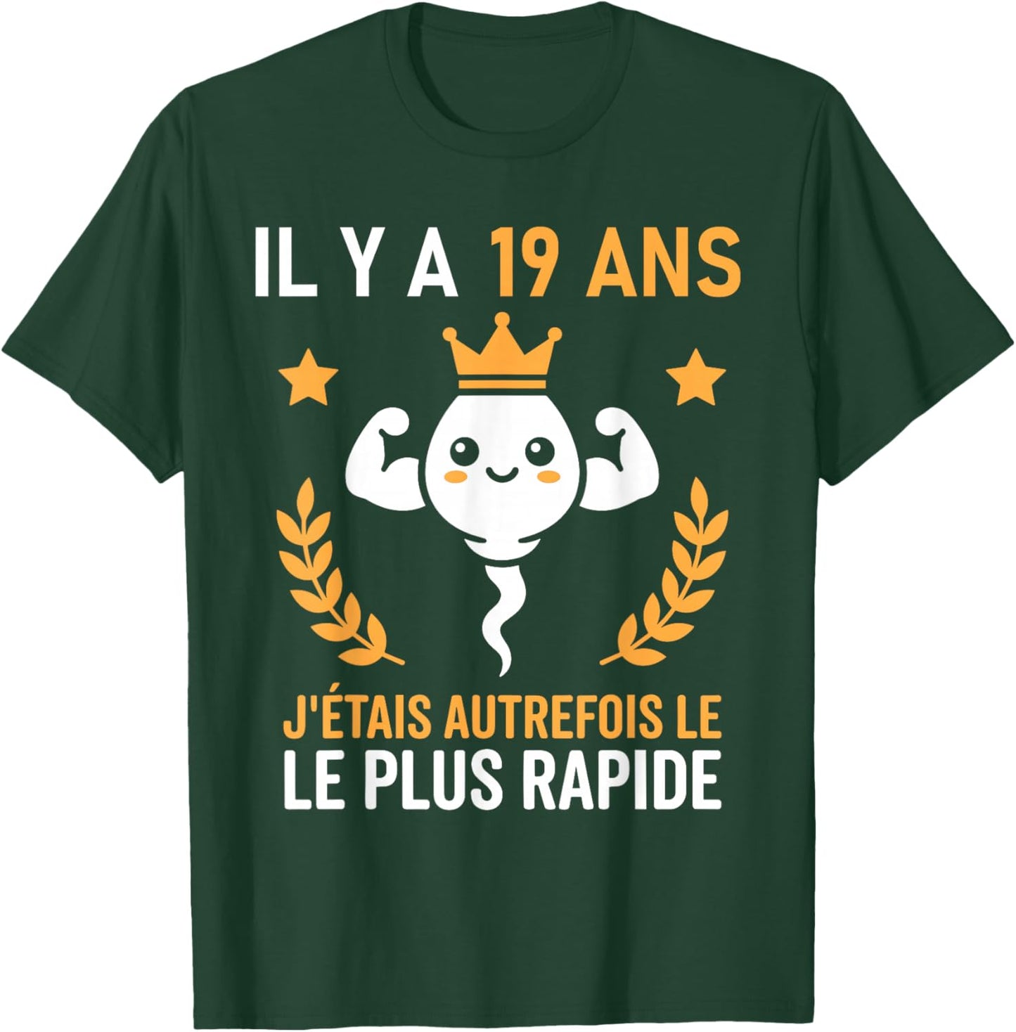 Le Plus Rapide Graine Blague Anniversaire Humour 19 Ans T-Shirt - T-Shirt | Forest