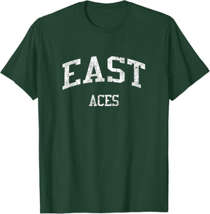 East High School HS Wichita KS Vintage Sports T-Shirt - T-Shirt | Forest