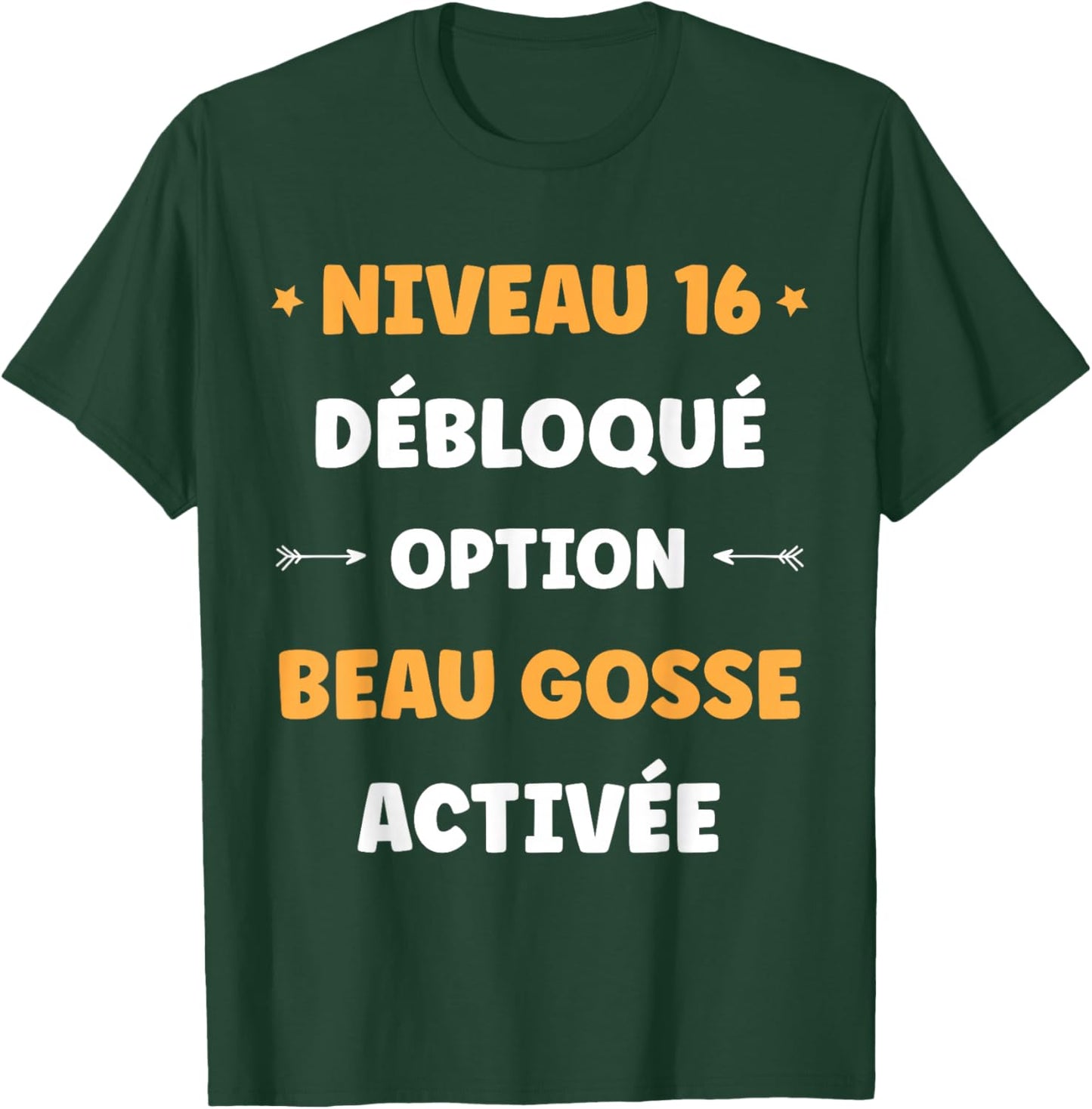 Drole garçon Niveau 16 Ans Geek Anniversaire Humour 16 Ans T-Shirt - T-Shirt | Forest