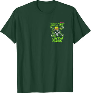 One Piece Skull & Bones Front Back T-Shirt - T-Shirt | Forest