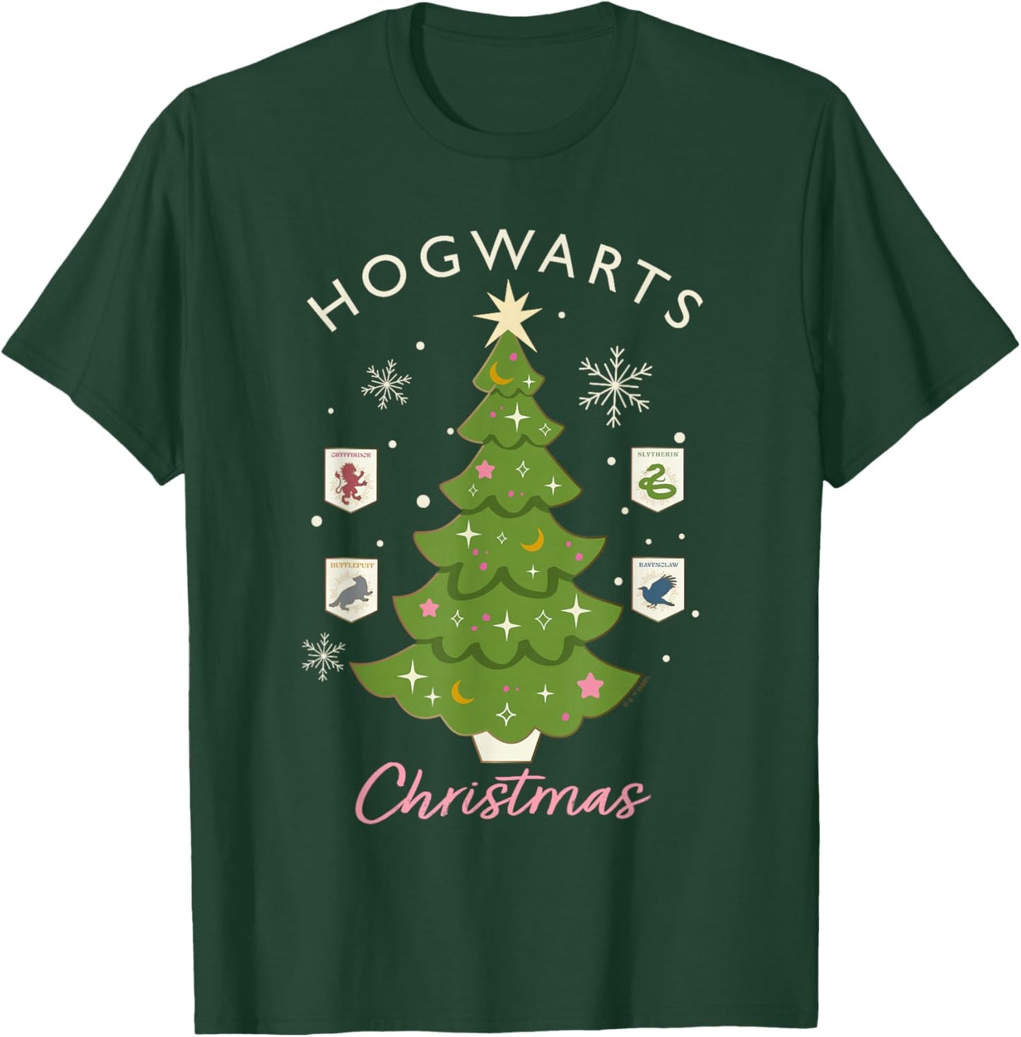 Harry Potter Hogwarts Christmas Tree T-Shirt - T-Shirt | Forest