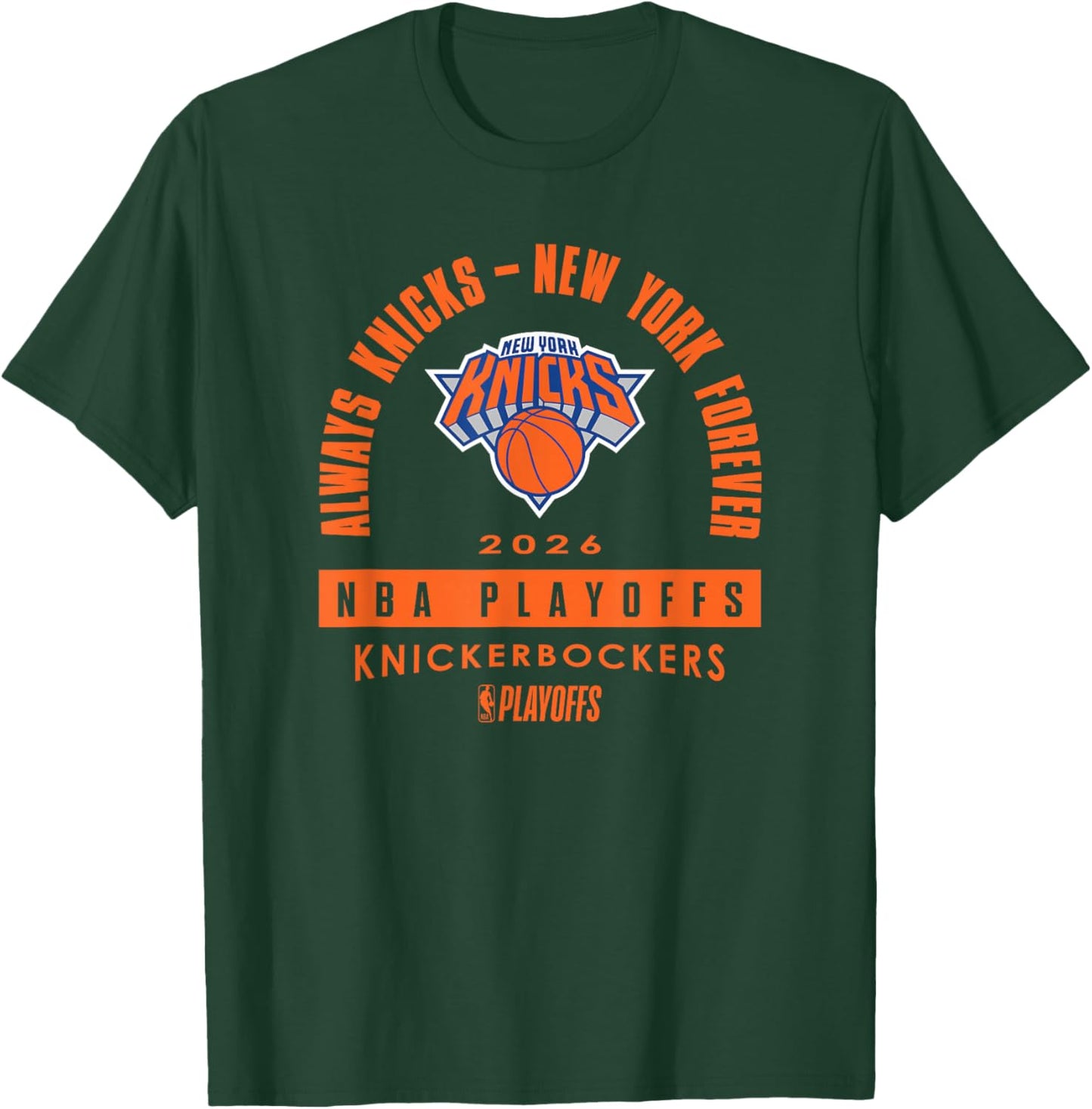NBA 2026 Playoffs Mantra Knicks Over The Rainbow T-Shirt - T-Shirt | Forest