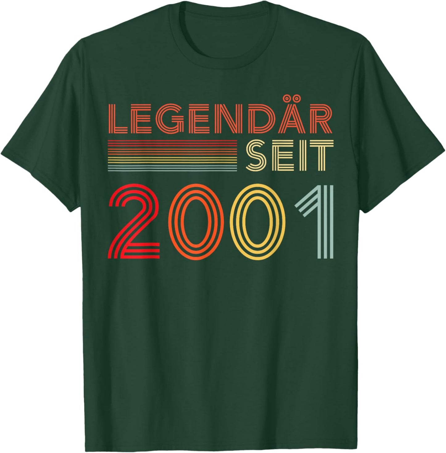 2001 Birthday Man 25th Decoration Funny 25s 25th Birthday T-Shirt - T-Shirt | Forest