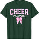Cheer Mom Of A Cheerleader Mama Coquette Cheerleading Mom T-Shirt - T-Shirt | Forest