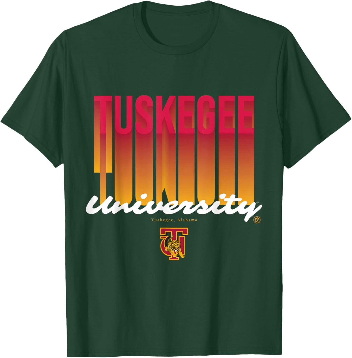 The Yard Essentials - Tuskegee University - Golden Fade T-Shirt - T-Shirt | Forest