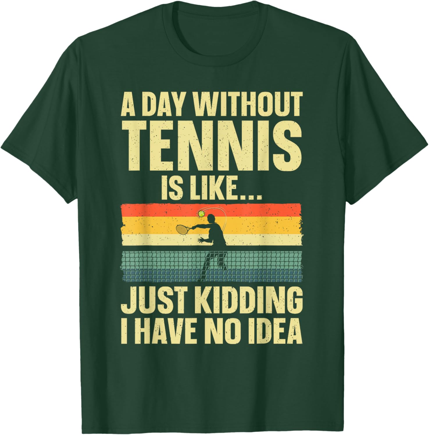 Cool Tennis Novelty Women Tennis Lover Tennis Player T-Shirt - T-Shirt | Forest