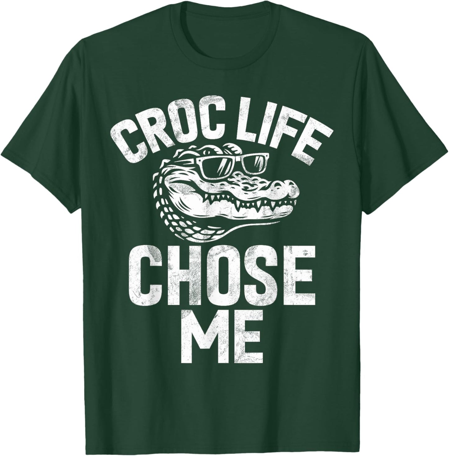 Croc Life Chose Me Crocodile T-Shirt - T-Shirt | Forest