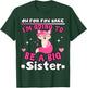Oh For Fox Sake I'm Going To Be A Big Sister Cute Cool Fox T-Shirt - T-Shirt | Forest